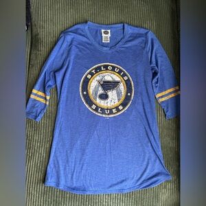 NHL STL Blue Crew Neck T-Shirt